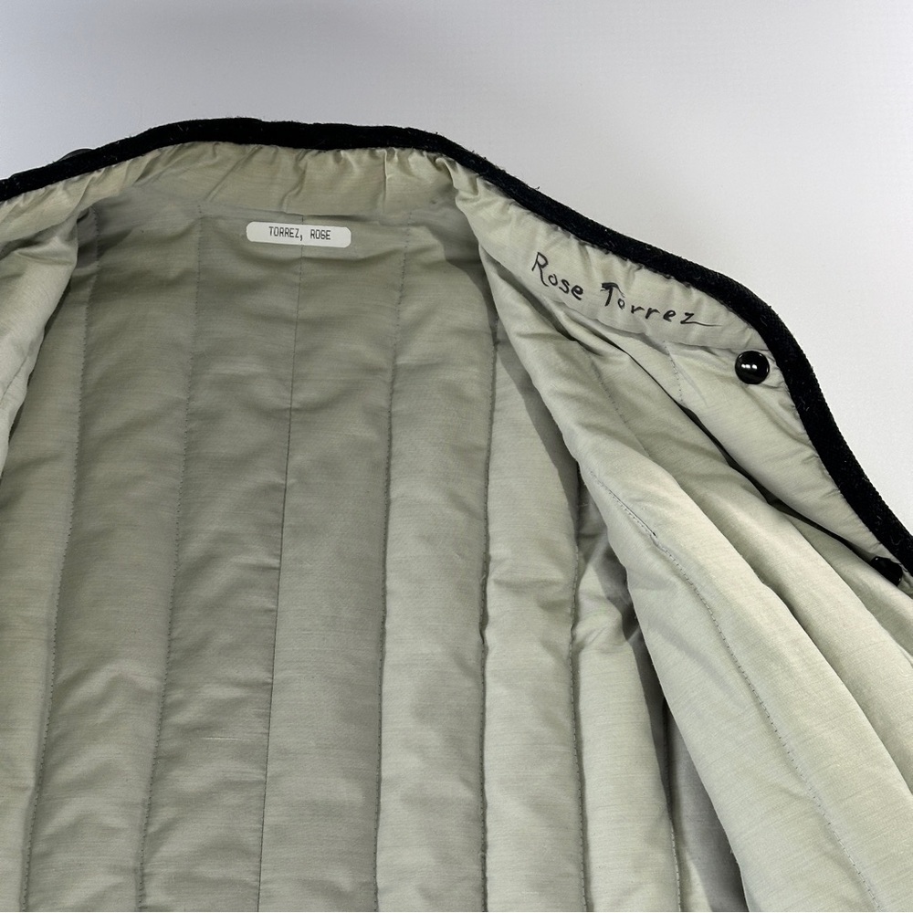 Sharpee Vintage Quilted Down Jacket Utility Snap Front - Picture 5 of 12